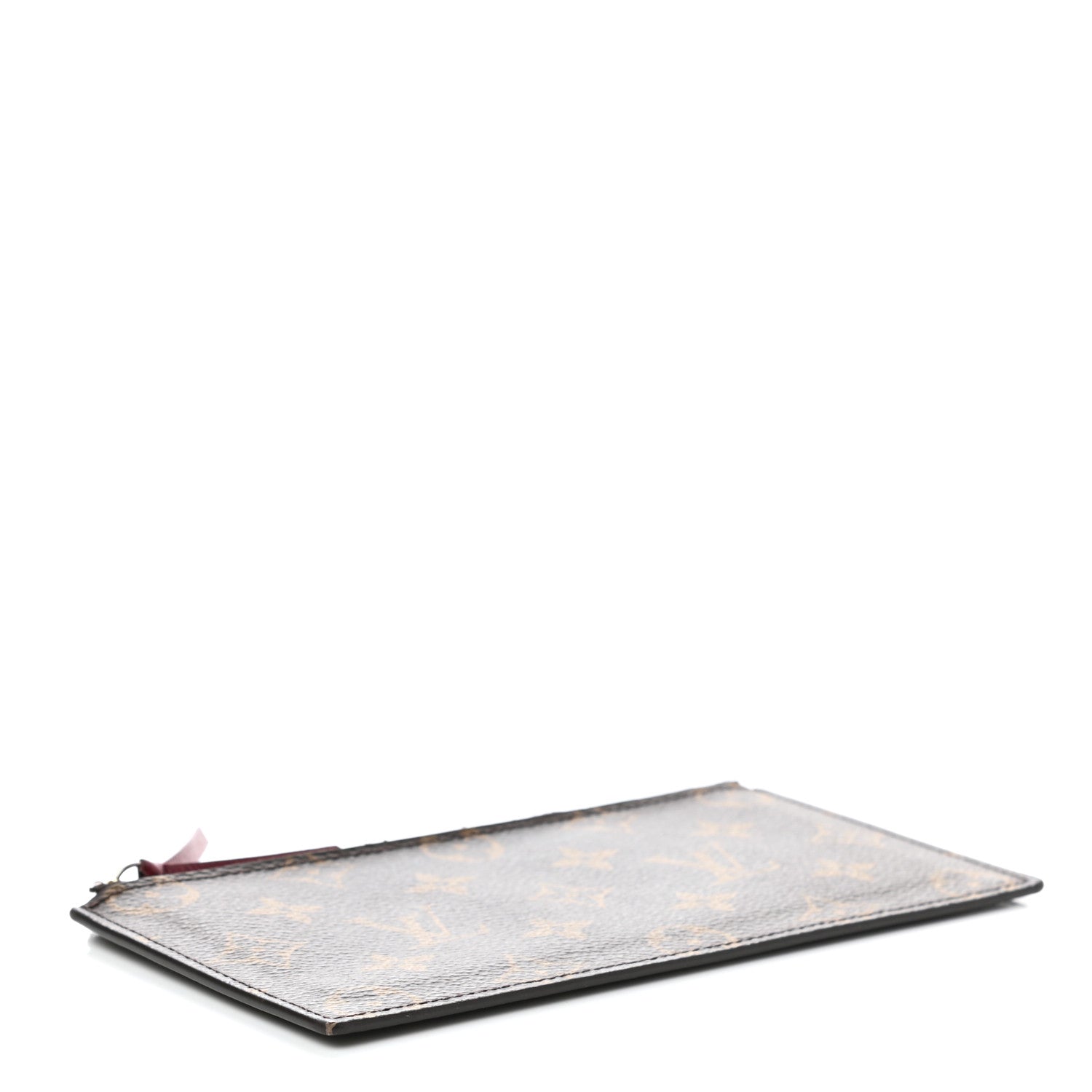 Louis Vuitton Monogram Felicie Chain Wallet Zippered Insert Fuchsia 4 of 7