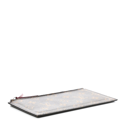 Louis Vuitton Monogram Felicie Chain Wallet Zippered Insert Fuchsia 4 of 7