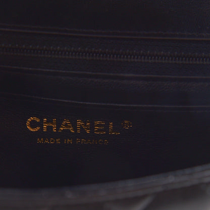 Chanel Lambskin Quilted Mini Square Flap Black 6 of 10