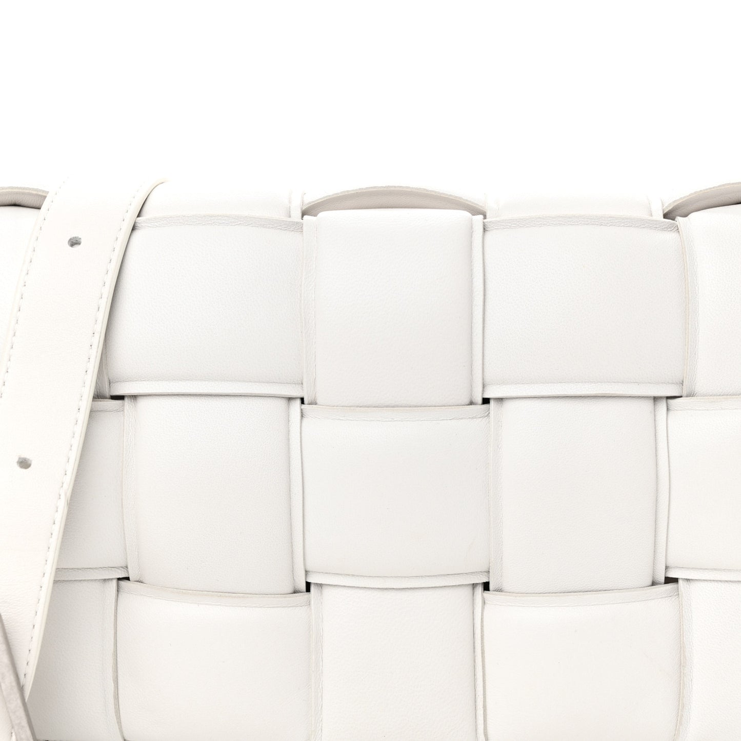 Nappa Maxi Intrecciato Padded Cassette Crossbody Bag Plaster