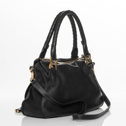 Chloe Calfskin Medium Marcie Satchel Black 4 of 10
