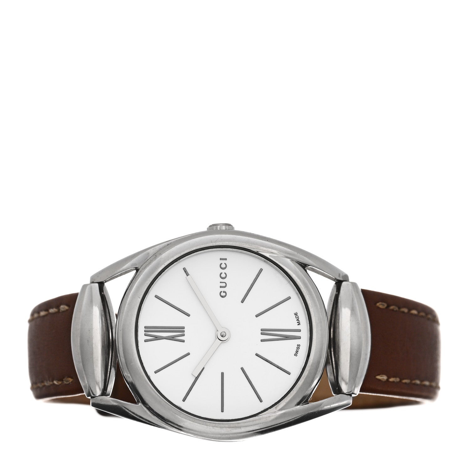 Gucci Stainless Steel Calfskin 30mm Horsebit Quartz Watch 2 of 4