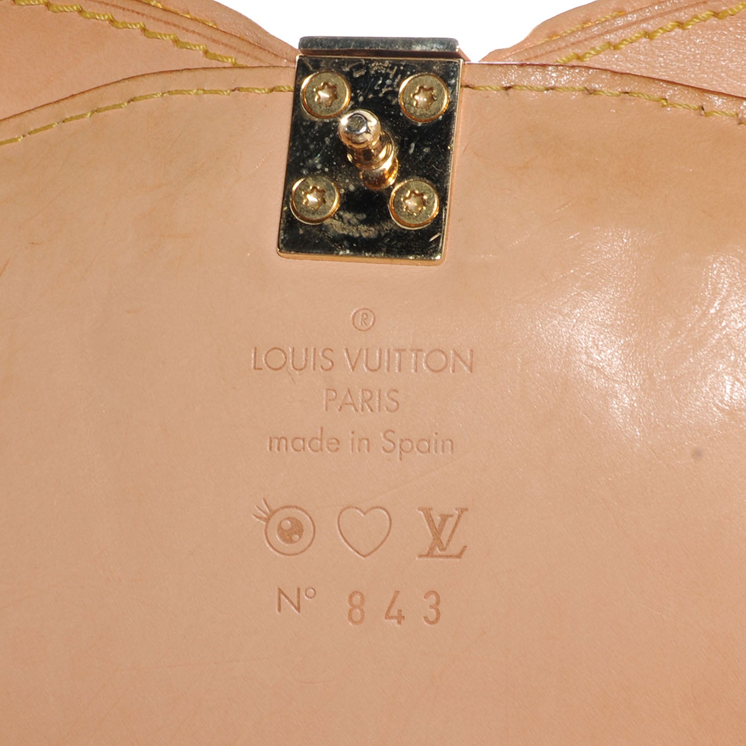 Louis Vuitton Monogram Multicolor Murakami Eye Love You White 8 of 10