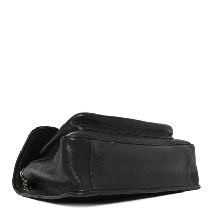Saint Laurent Grained Lambskin Monogram Large Niki Chain Satchel Black 3 of 9