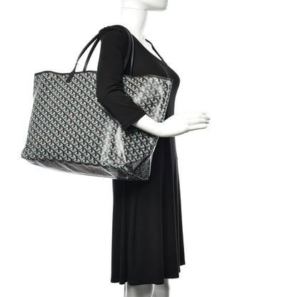 Goyard Goyardine Saint Louis Claire Voie GM Black Blue 2 of 11