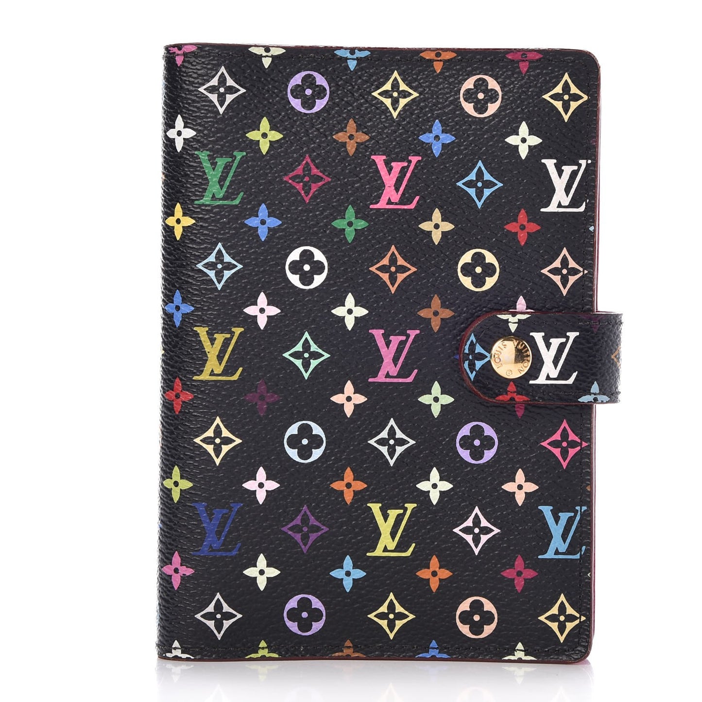 Monogram Multicolor Small Ring Agenda Cover Black Grenade