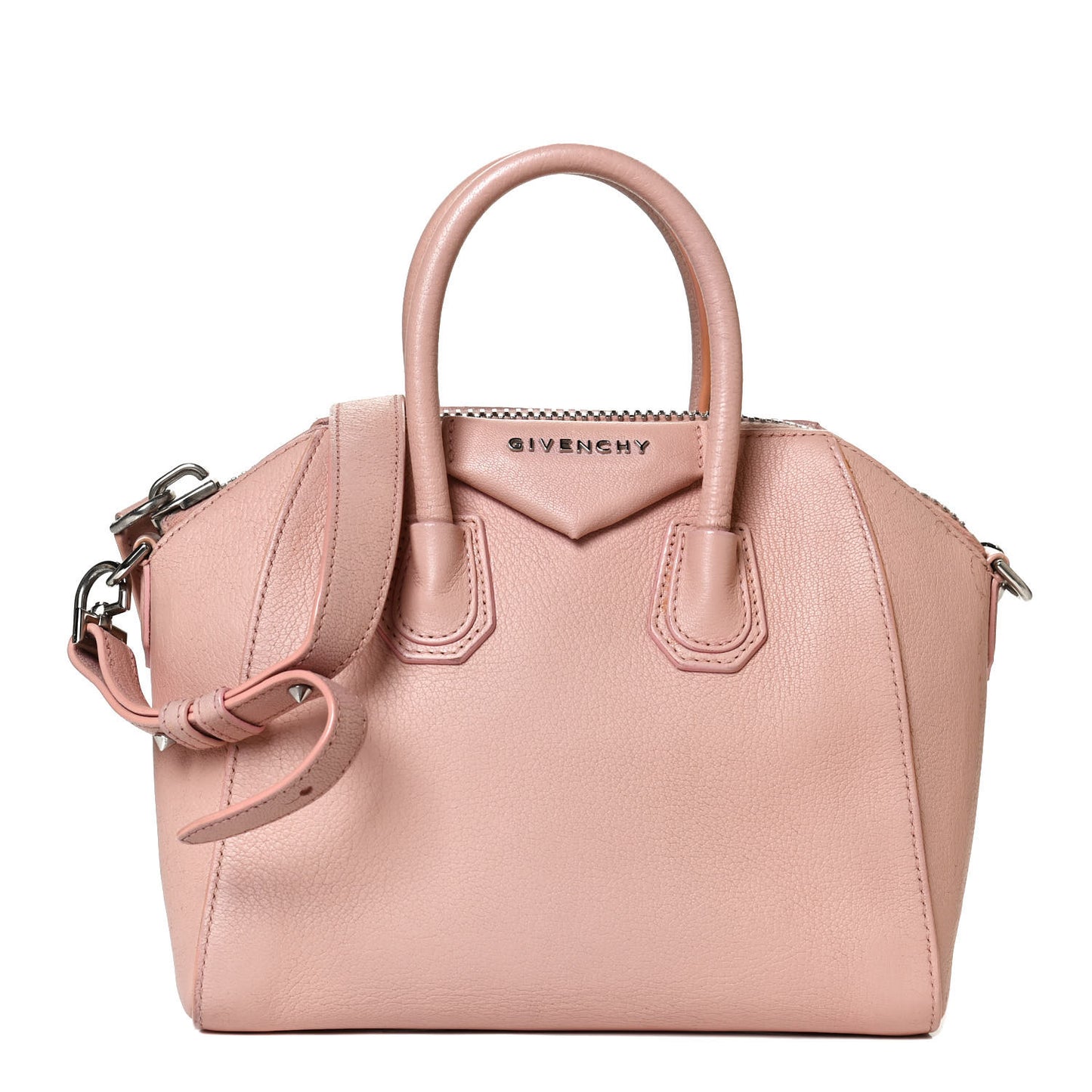 Sugar Goatskin Mini Antigona Pink