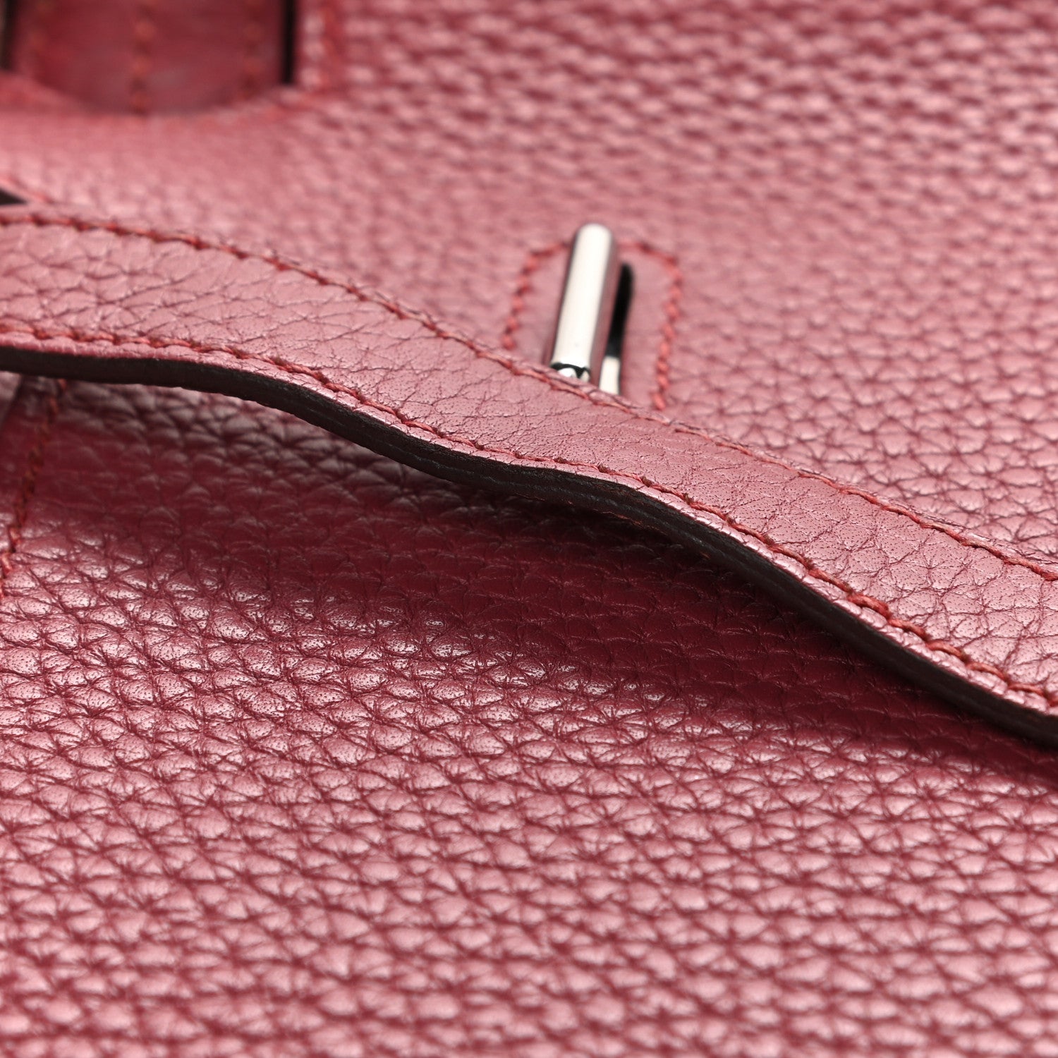 Hermes Taurillon Clemence Jypsiere 28 Bois De Rose 12 of 14