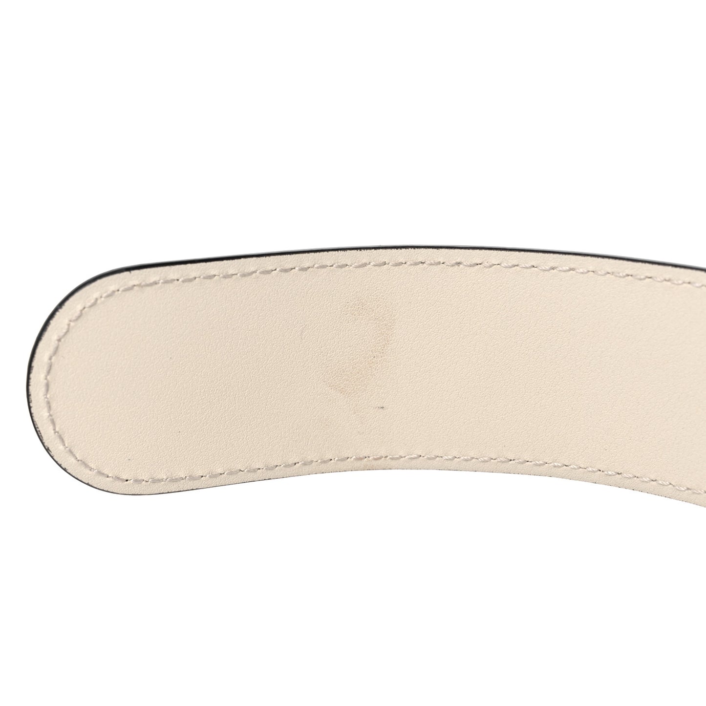 Calfskin Double G 40mm Belt 95 38 Mystic White