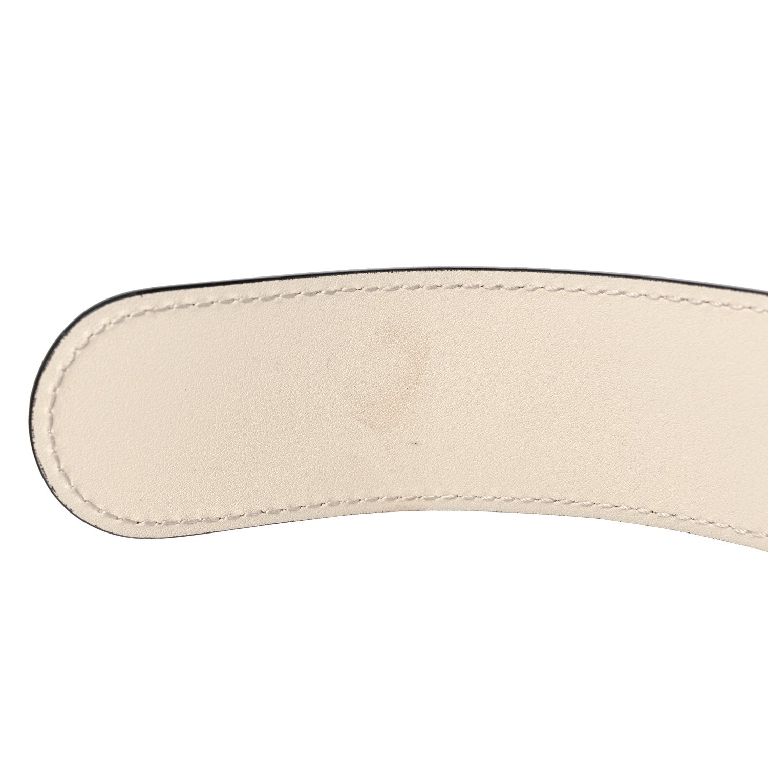 Gucci Calfskin Double G 40mm Belt 95 38 Mystic White 6 of 9