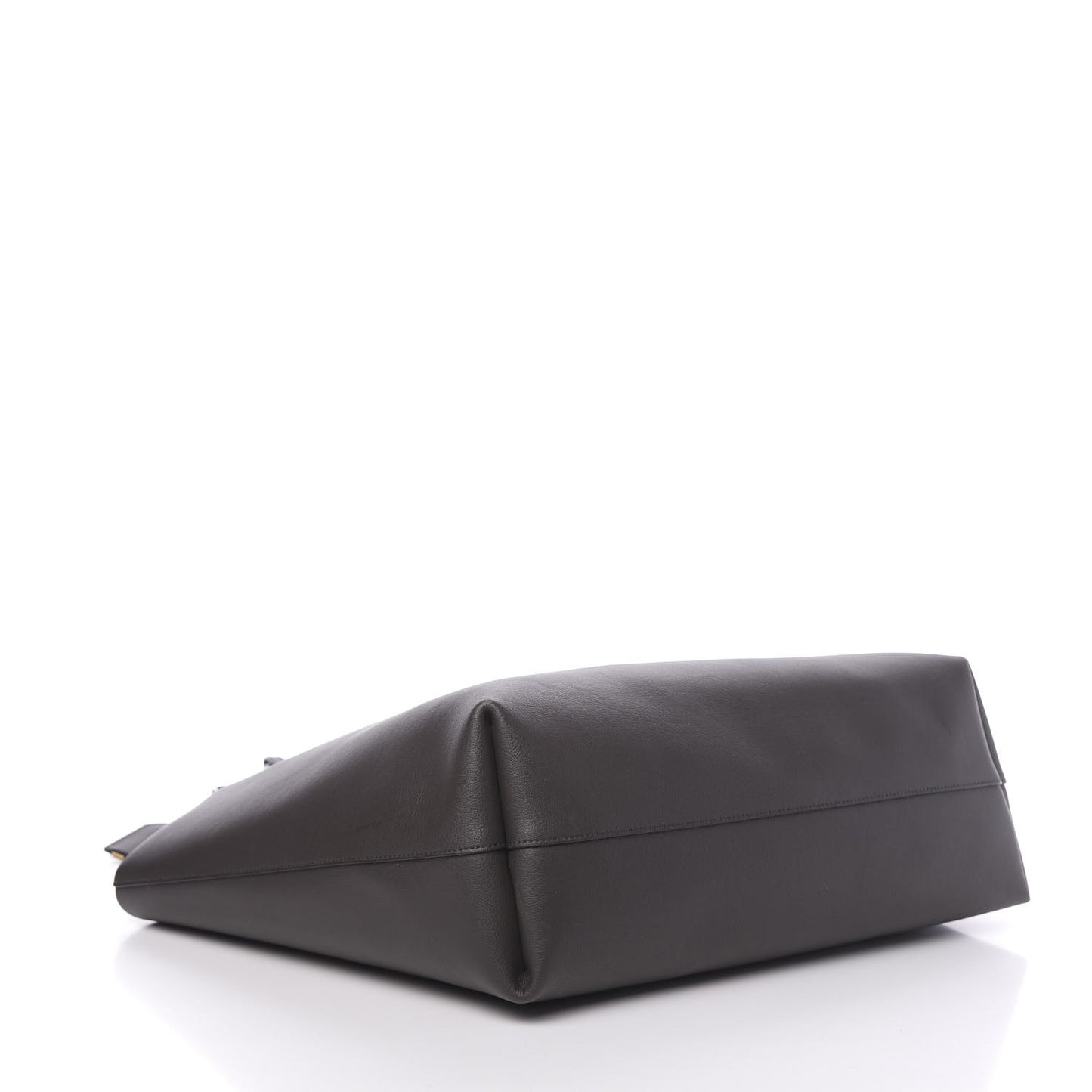 Calfskin Large Shopping Tote Dark Grey