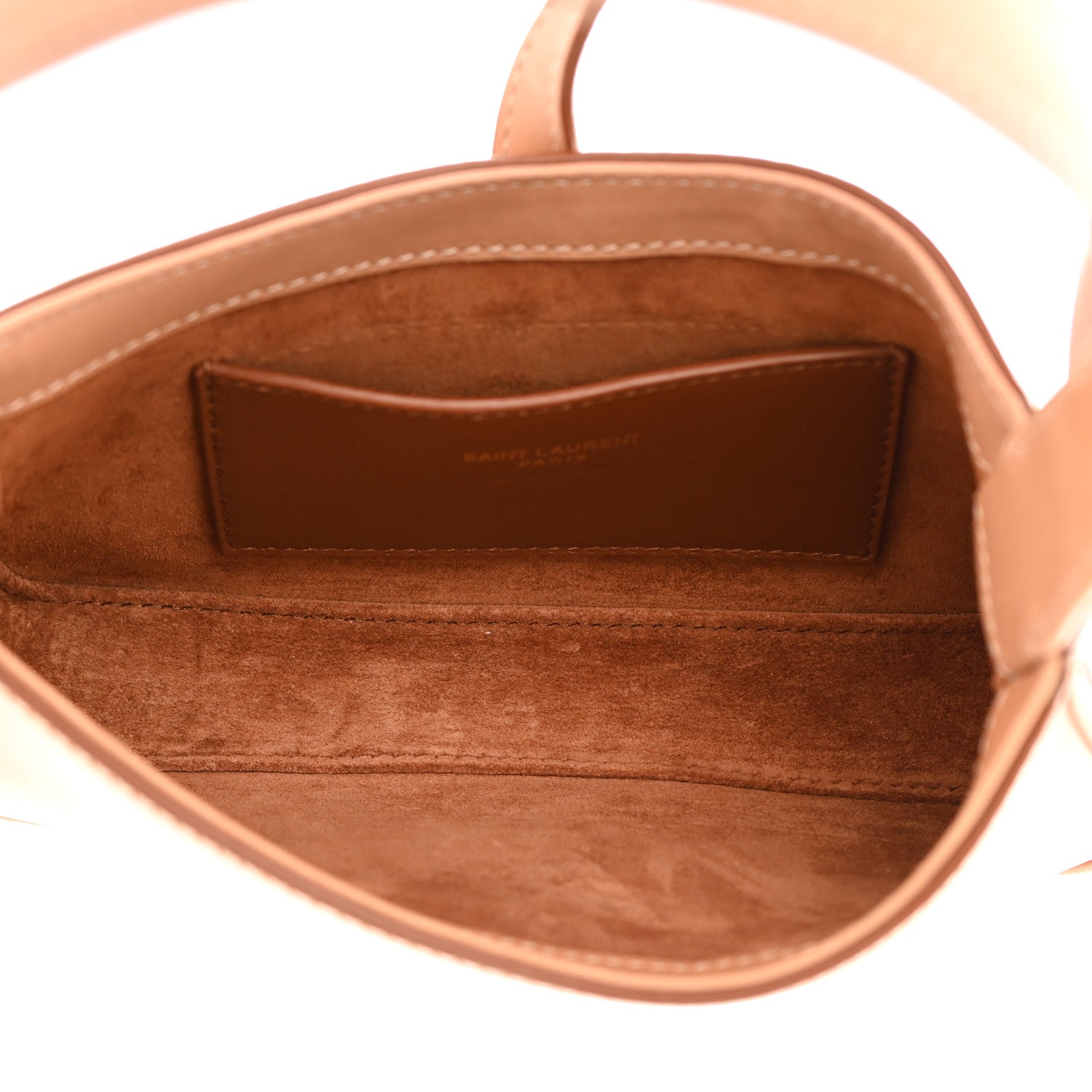 Saint Laurent Smooth Calfskin Le 5 A 7 Mini Hobo Vintage Brown 5 of 12
