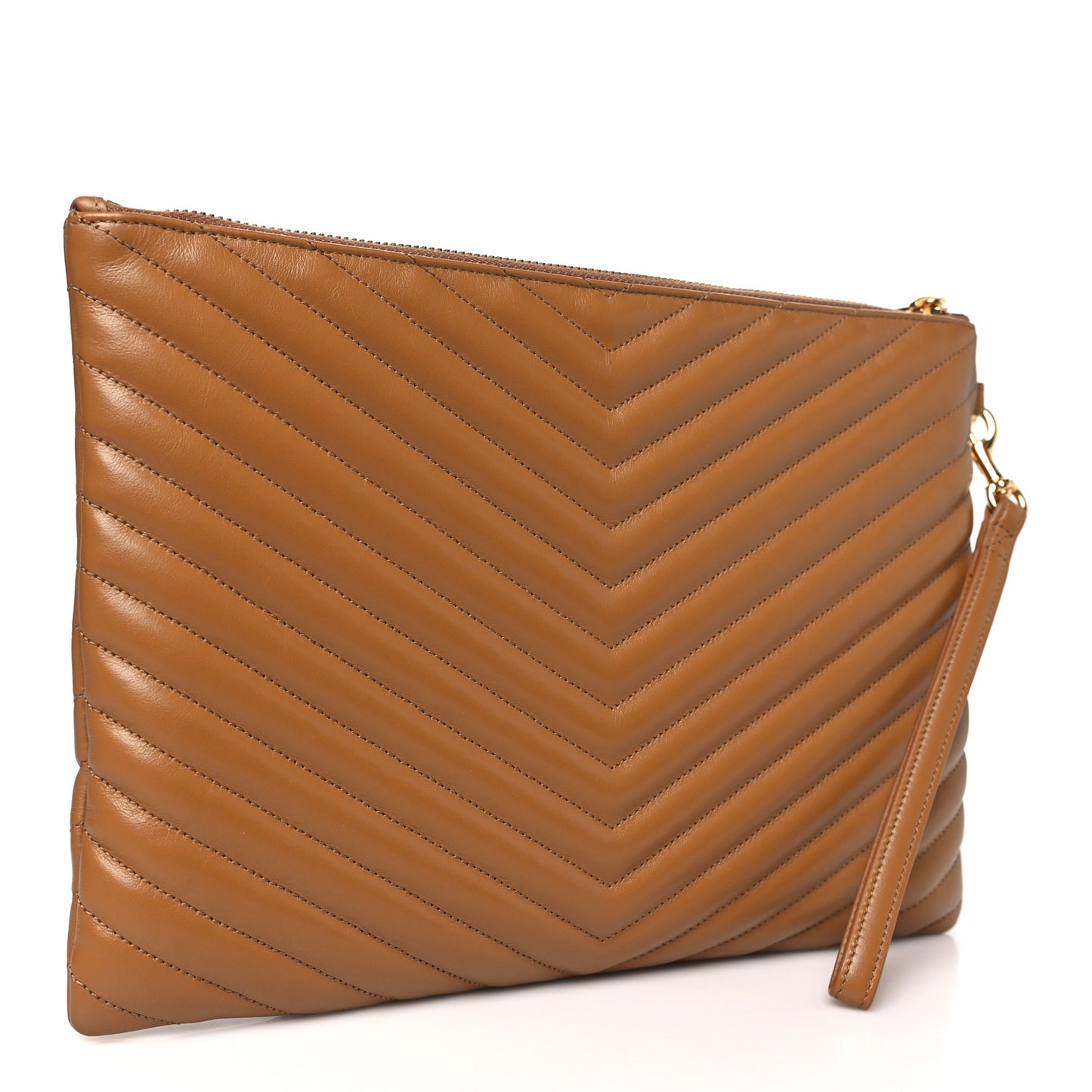 Calfskin Matelasse Monogram Cassandre Tablet Pouch Cork