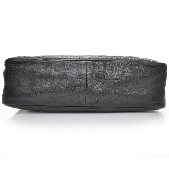 Gucci Guccissima Joy Flap Messenger Bag Black 5 of 9