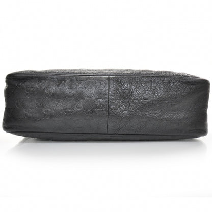 Gucci Guccissima Joy Flap Messenger Bag Black 5 of 9