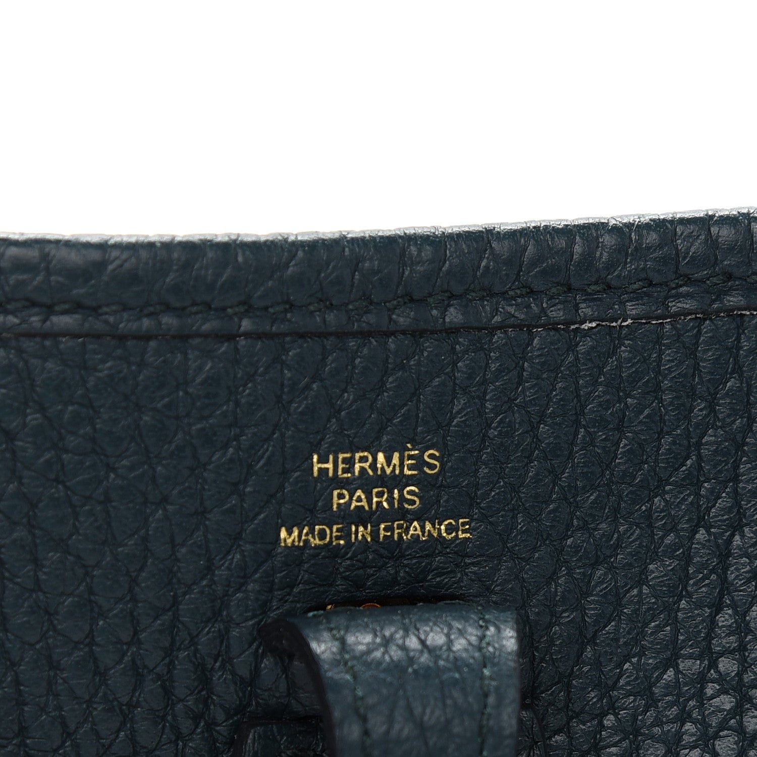 Hermes Taurillon Clemence Amazone Evelyne TPM Vert Cypress 6 of 9