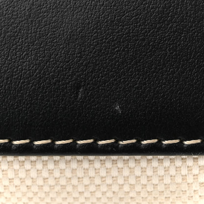 Burberry Canvas Smooth Calfskin Two Tone Mini Pocket Bag White Black 13 of 15