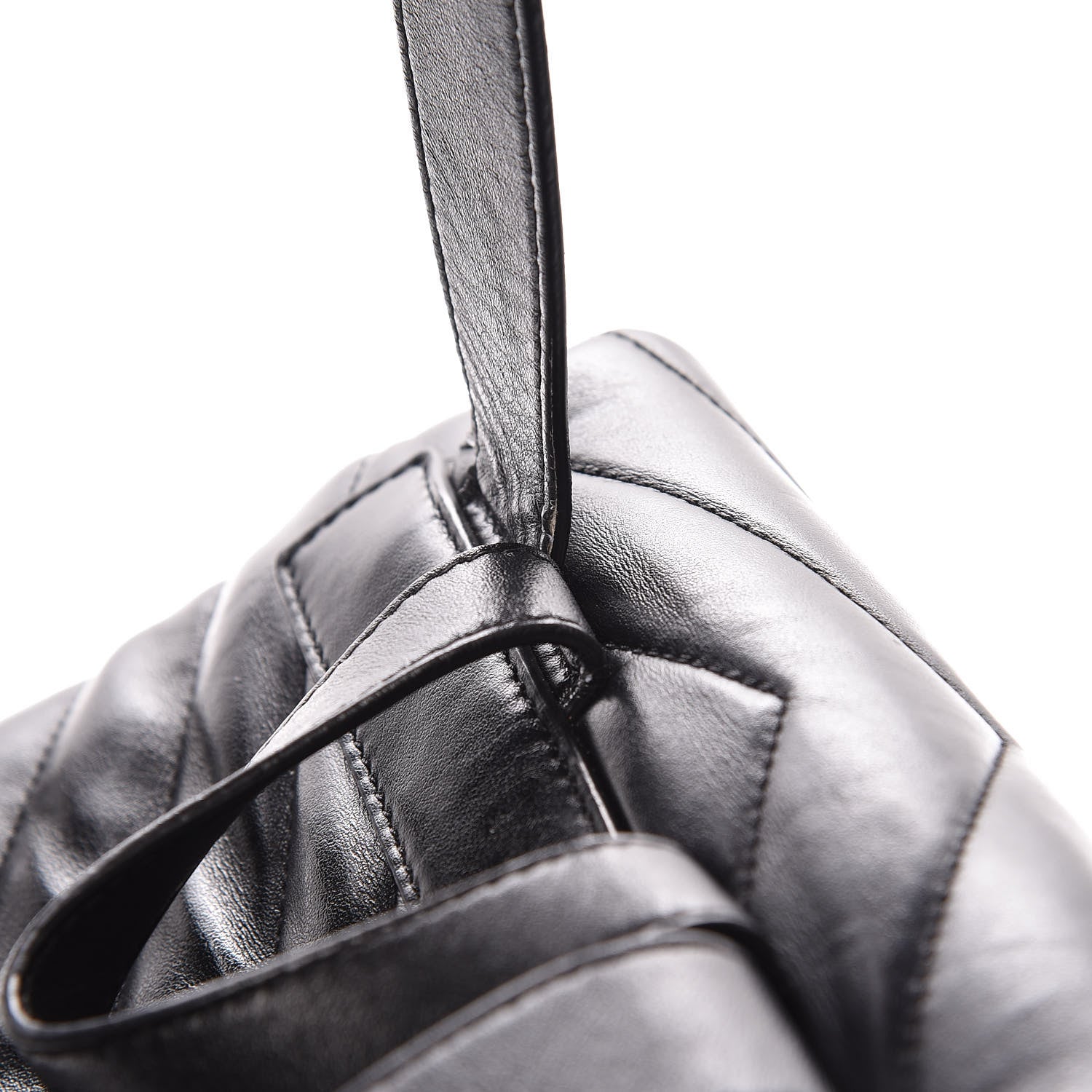 Saint Laurent Calfskin Y Quilted Monogram Small Loulou Backpack Black 10 of 12
