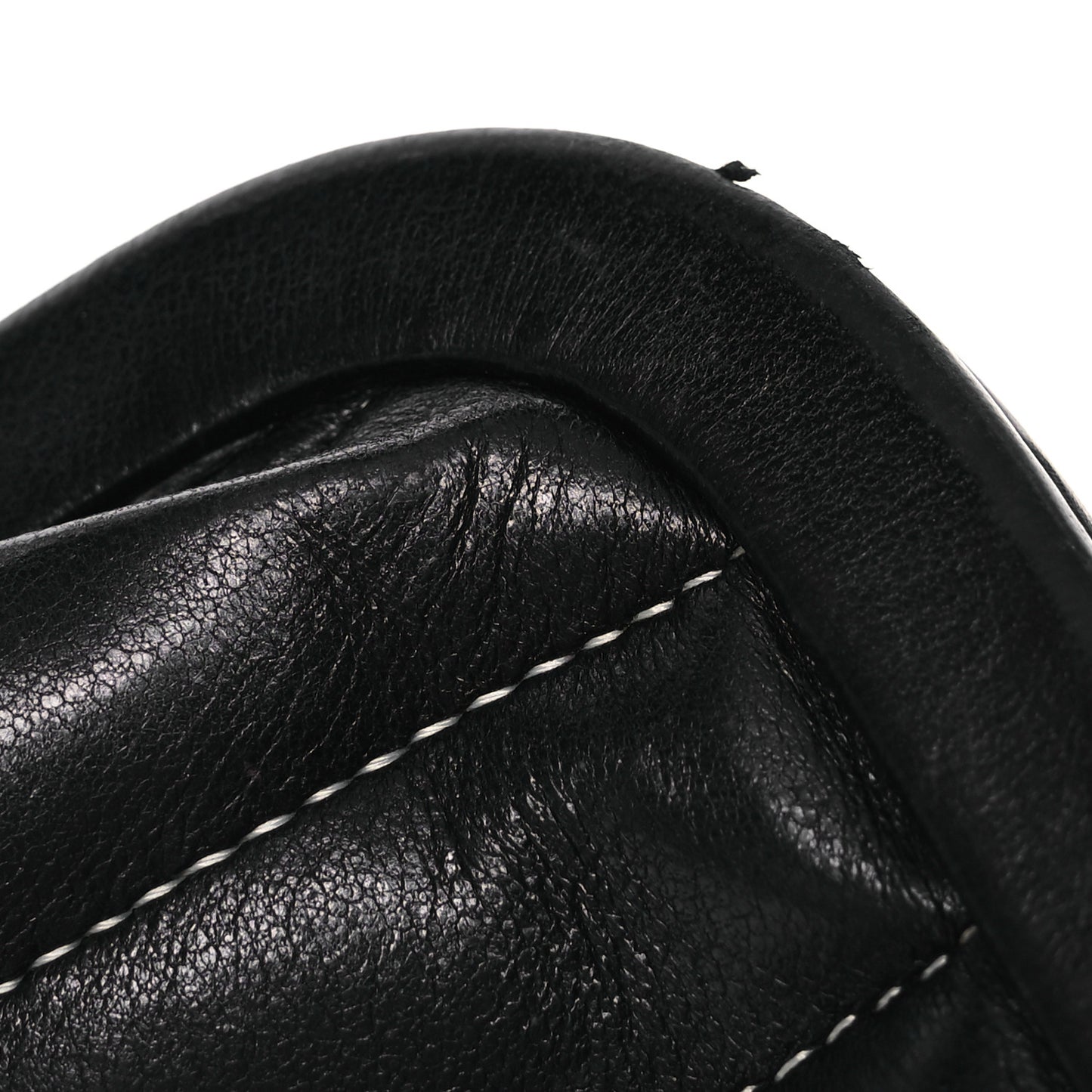 Lambskin Vertical Quilted Mademoiselle Clutch Black