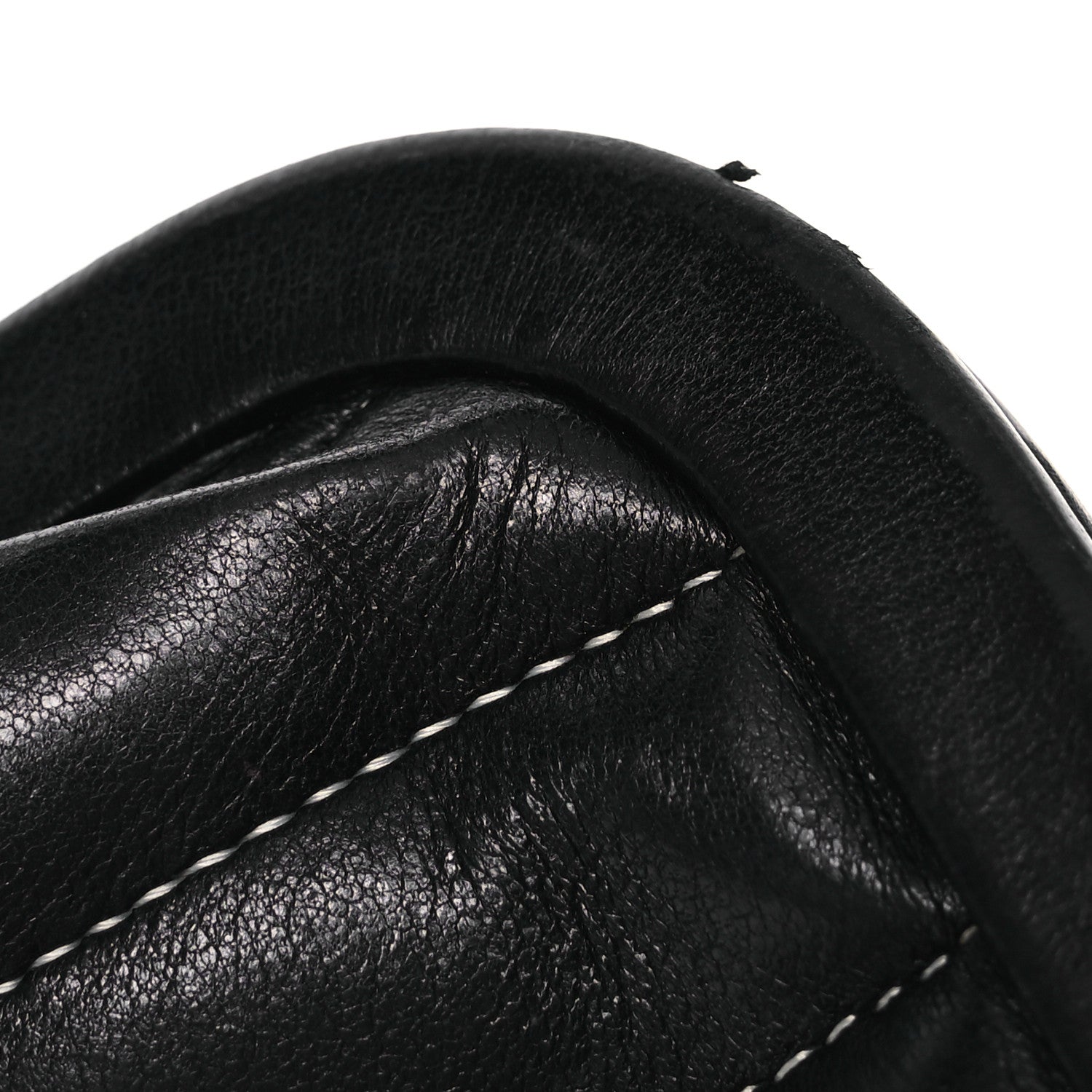 Chanel Lambskin Vertical Quilted Mademoiselle Clutch Black 11 of 15