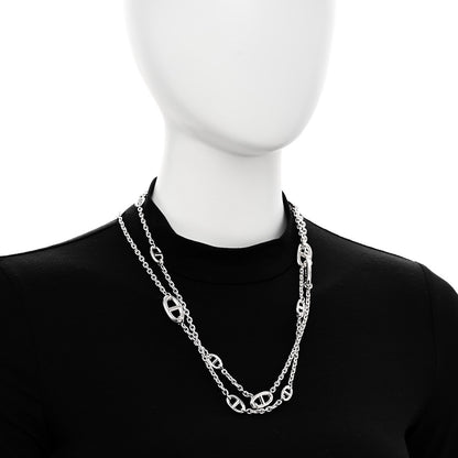 Hermes Sterling Silver Farandole Necklace 120 2 of 6