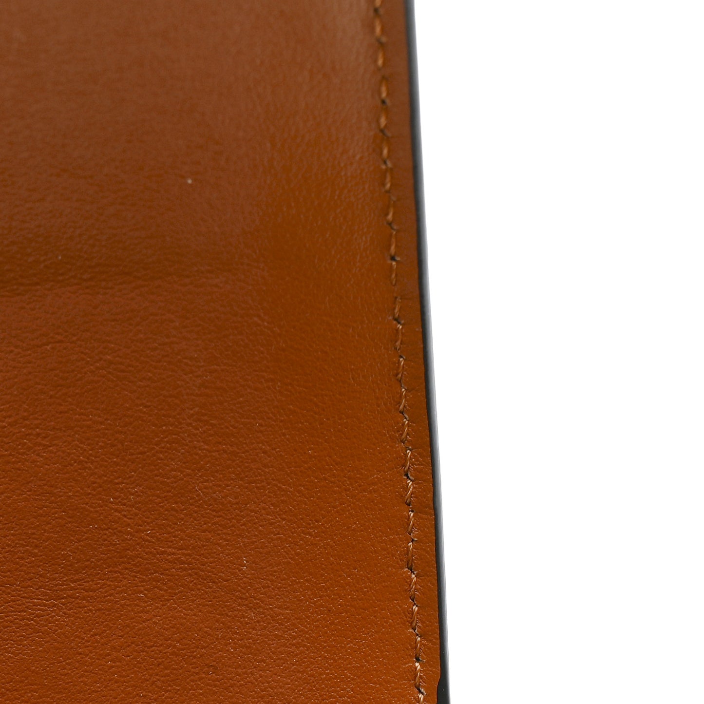 Grained Calfskin Virtus Shoulder Bag Brown