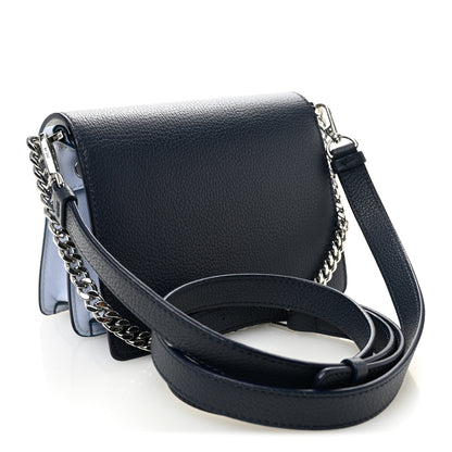 MCM Calfskin Visetos Mini Patricia Crossbody Bag Indigo White 3 of 10