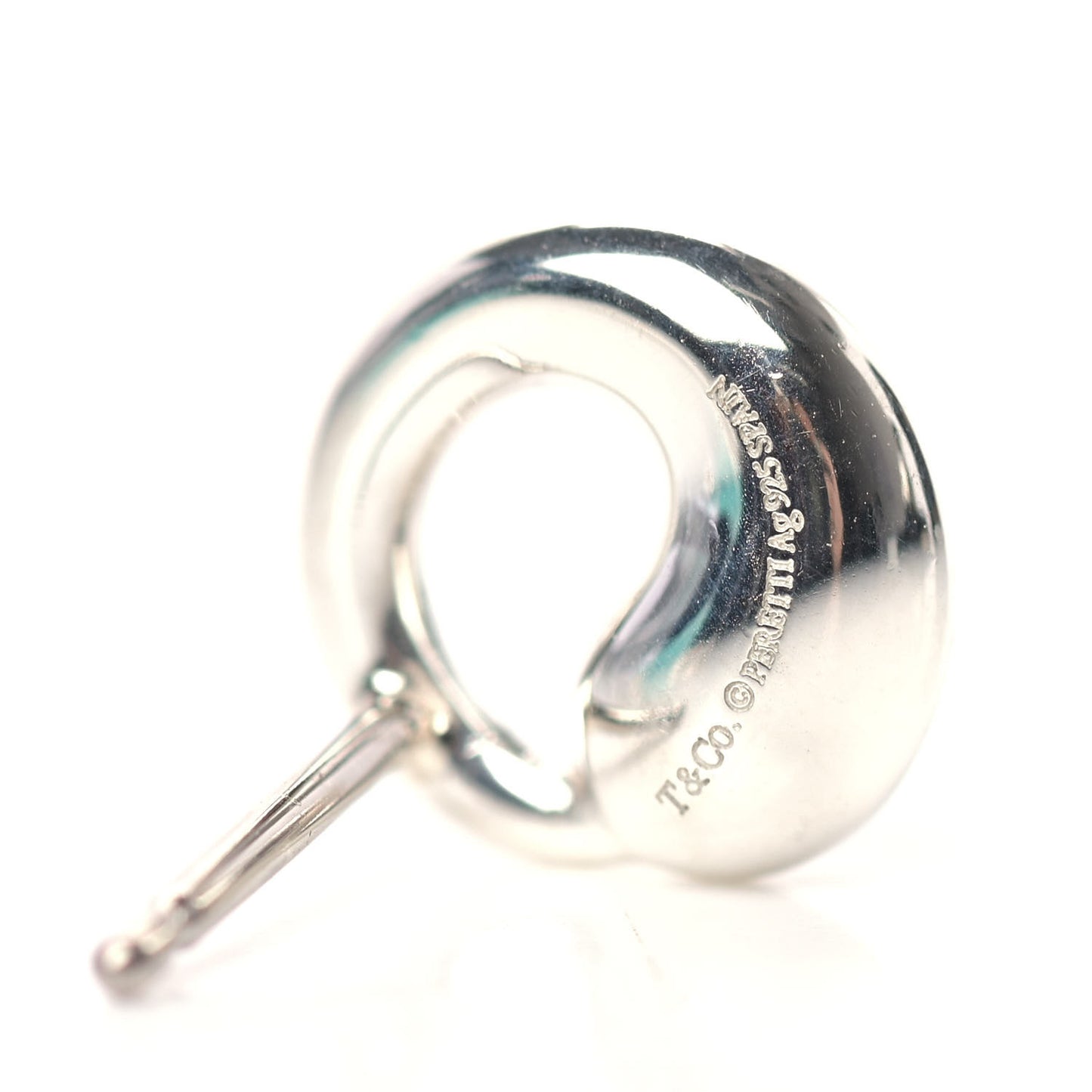 Sterling Silver 9mm Elsa Peretti Eternal Circle Earrings