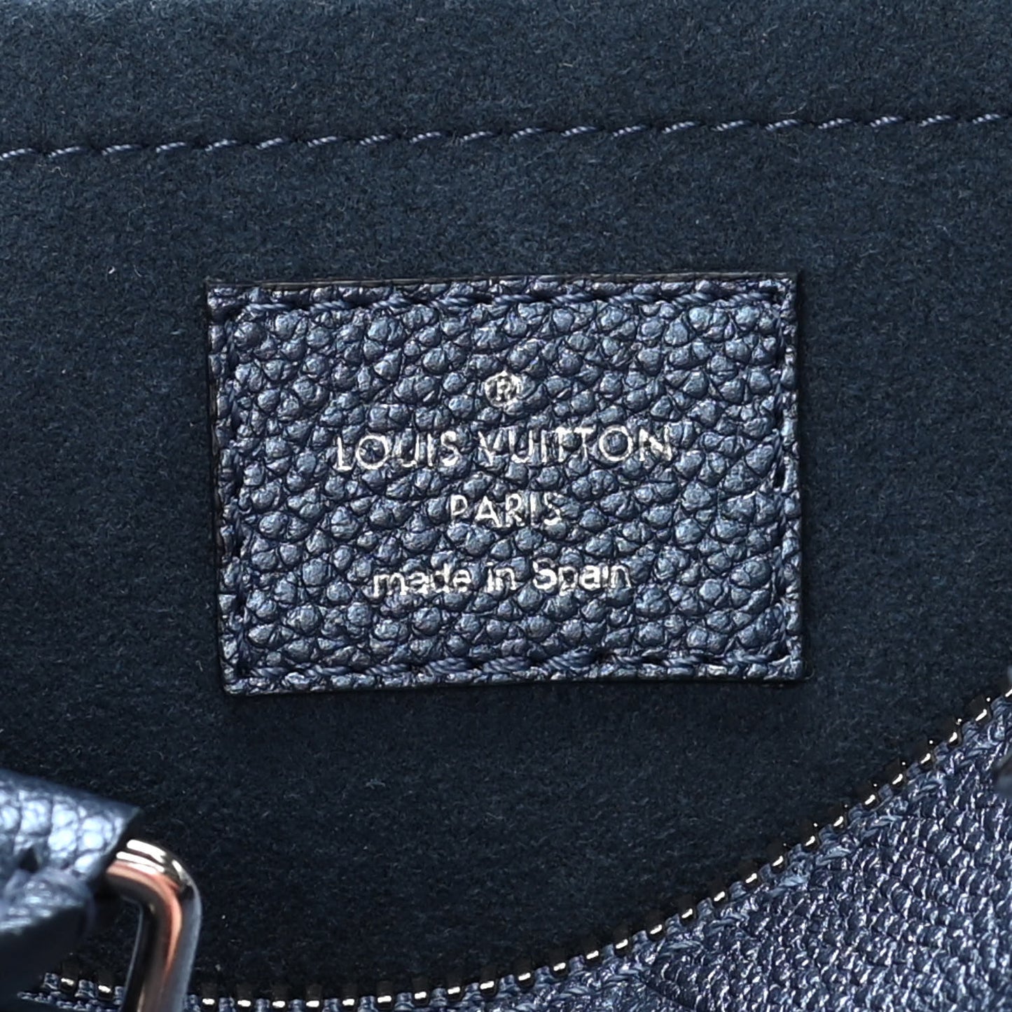 Metallic Empreinte Monogram Giant Speedy Bandouliere 20 Navy Nacre