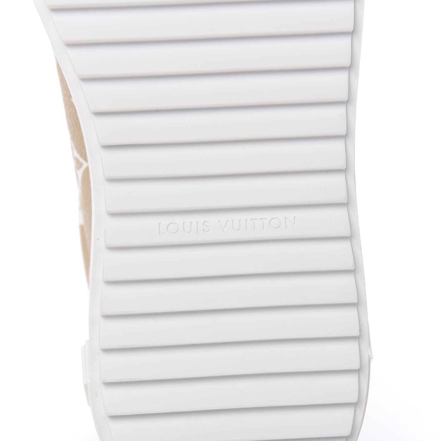 Louis Vuitton Monogram Giant Time Out Sneakers 39 Kaki White Beige 6 of 10