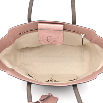 Gucci Dollar Calfskin Small Swing Tote Grey Field Soft Pink 5 of 10