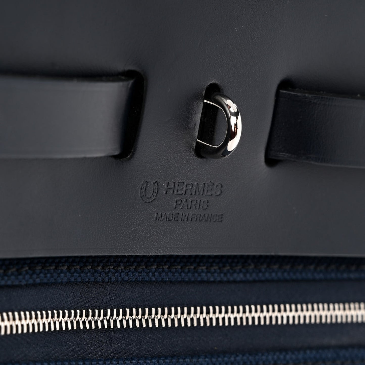 Military Toile Vache Hunter Laque Horseshoe Herbag Zip PM 31 Deep Blue Indigo