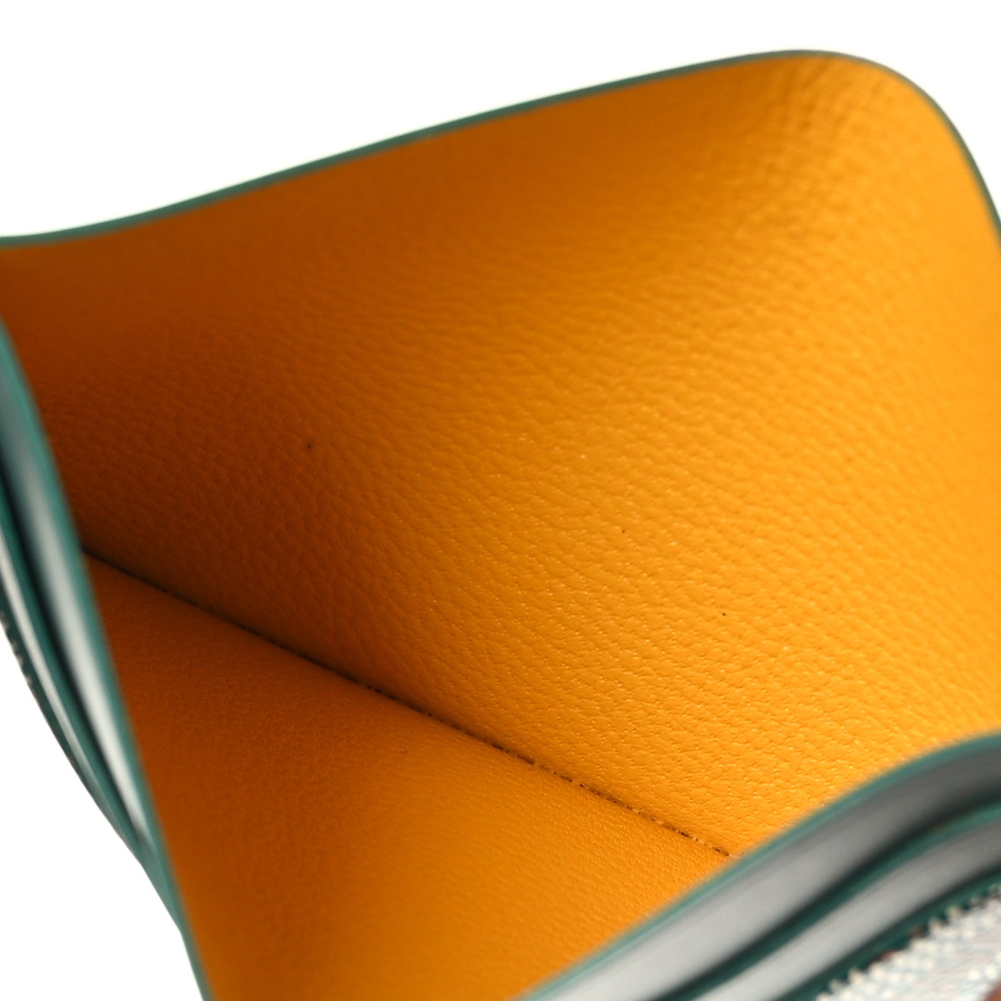 Goyardine Saint Sulpice Card Holder Green