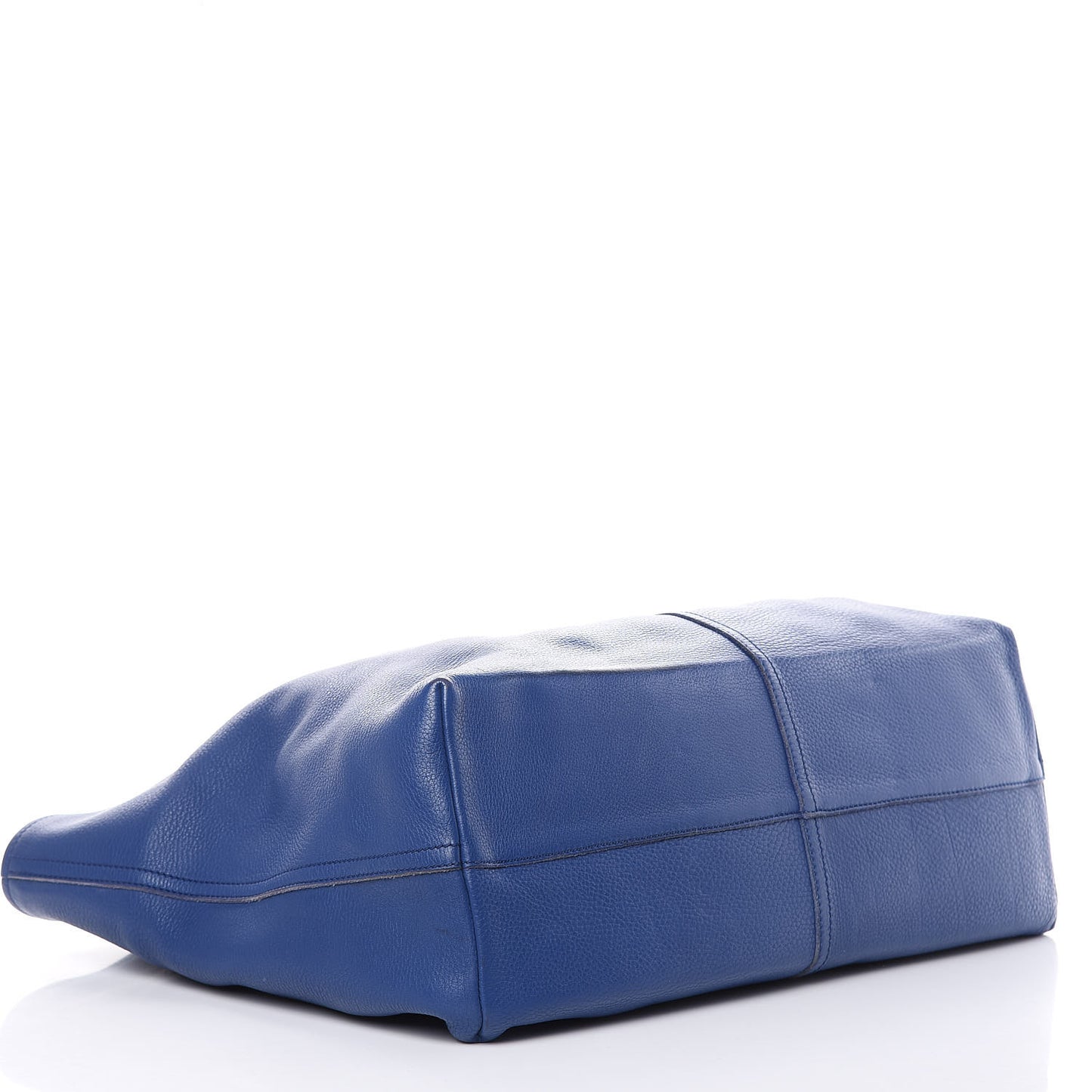 Cervo Deerskin Shopping Tote Cobalt