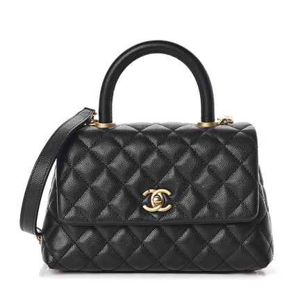 Chanel Caviar Quilted Mini Coco Handle Flap Black 1 of 10