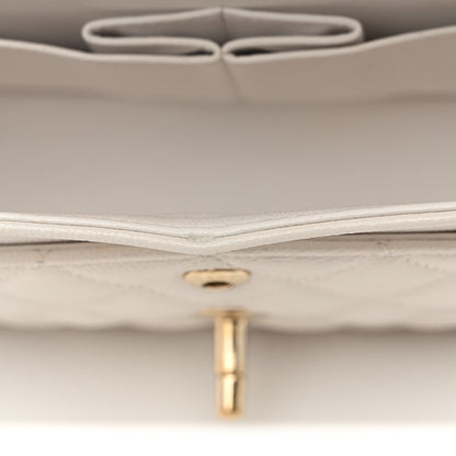 Chanel Caviar Quilted Small Double Flap White 11 of 11