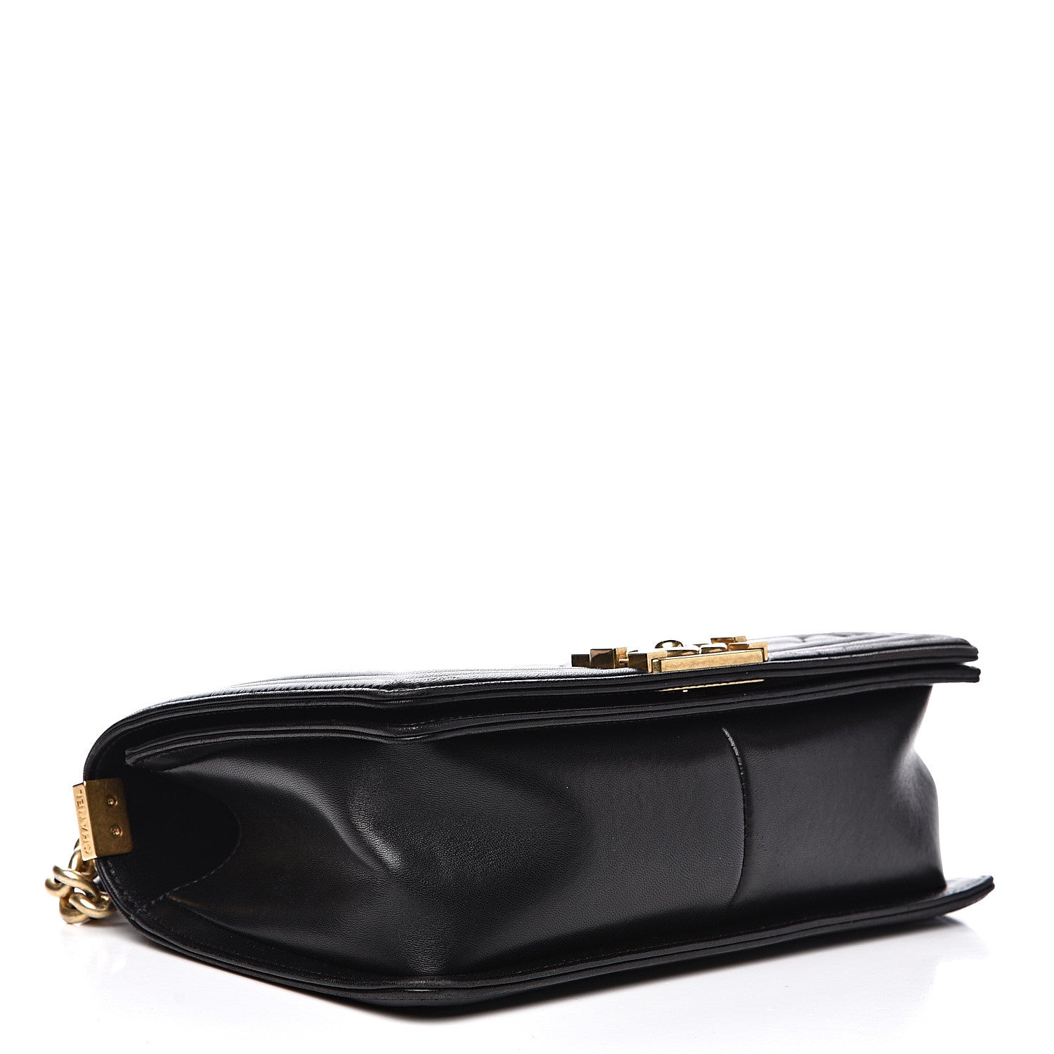 Chanel Lambskin Quilted Medium Boy Flap Black 3 of 17