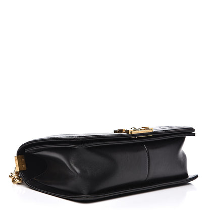 Chanel Lambskin Quilted Medium Boy Flap Black 3 of 17