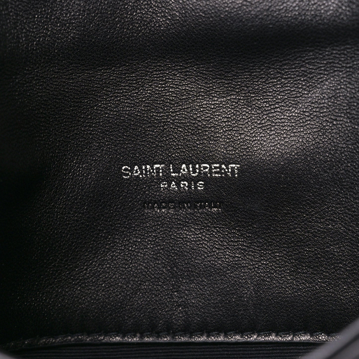 Lambskin Monogram Loulou Puffer Pouch Clutch Black