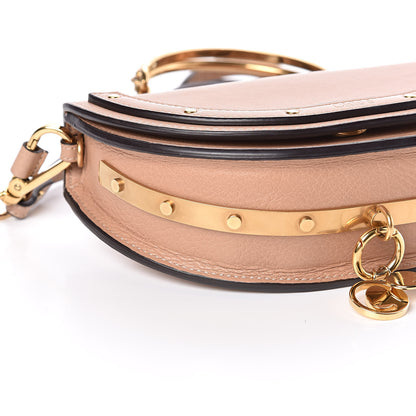 Chloe Calfskin Small Nile Bracelet Minaudiere Bag Biscotti Beige 7 of 9