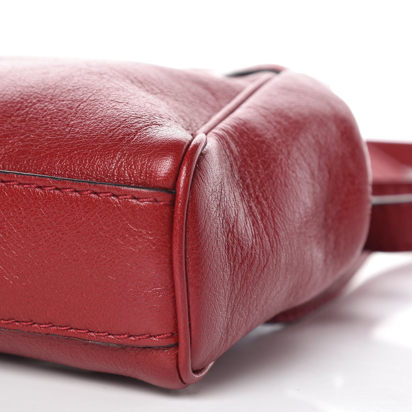 Piuma Lux Calfskin Small Re(Belle) Crossbody Bag Romantic Cerise
