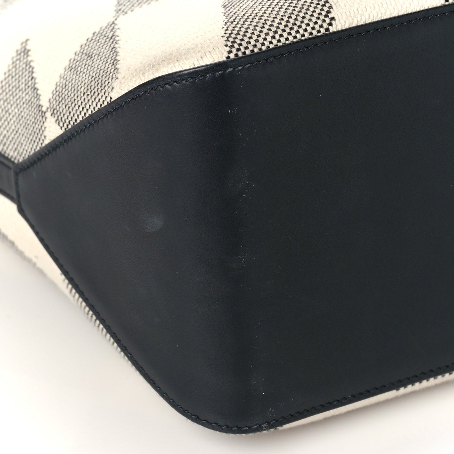 Swift H Canvas Cabas H En Biais 40 Black Ecru