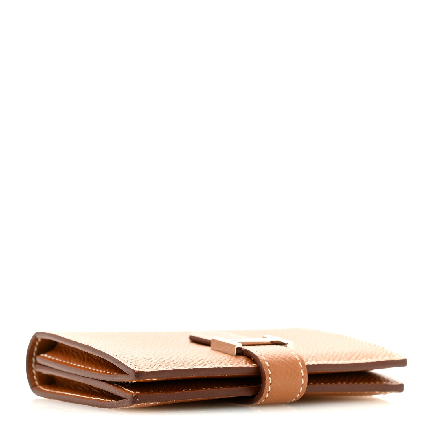 Hermes Epsom Bearn Card Holder Wallet Gold 4 of 10
