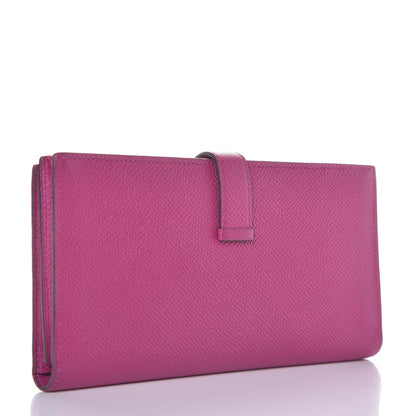 Hermes Epsom Bearn Gusset Wallet Tosca 3 of 12