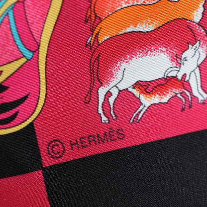 Hermes Silk Fantaisies Indiennes Scarf 90 7 of 7