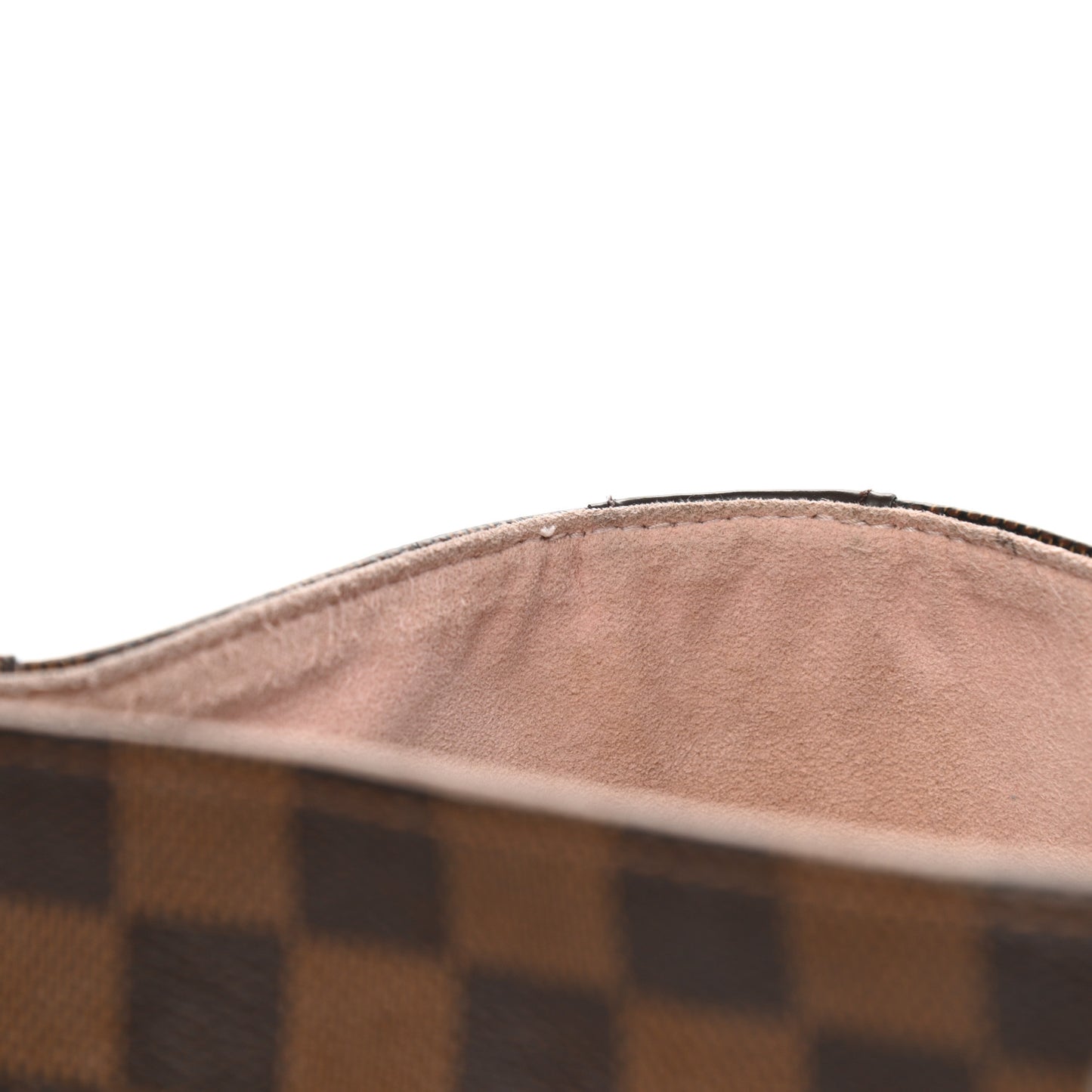 Damier Ebene Caissa Hobo Rose Ballerine
