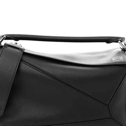 Loewe Calfskin Medium Puzzle Bag Black 7 of 10