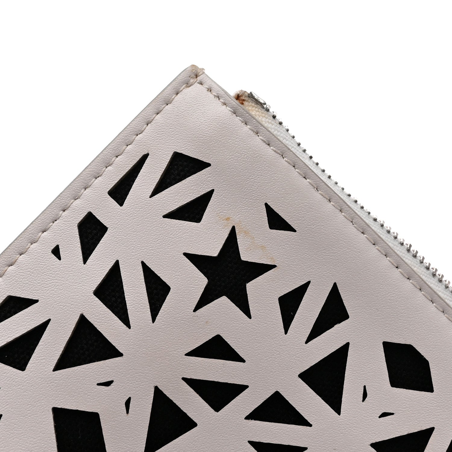 Givenchy Lambskin Star Print Large Pandora Pouch White Black 8 of 10