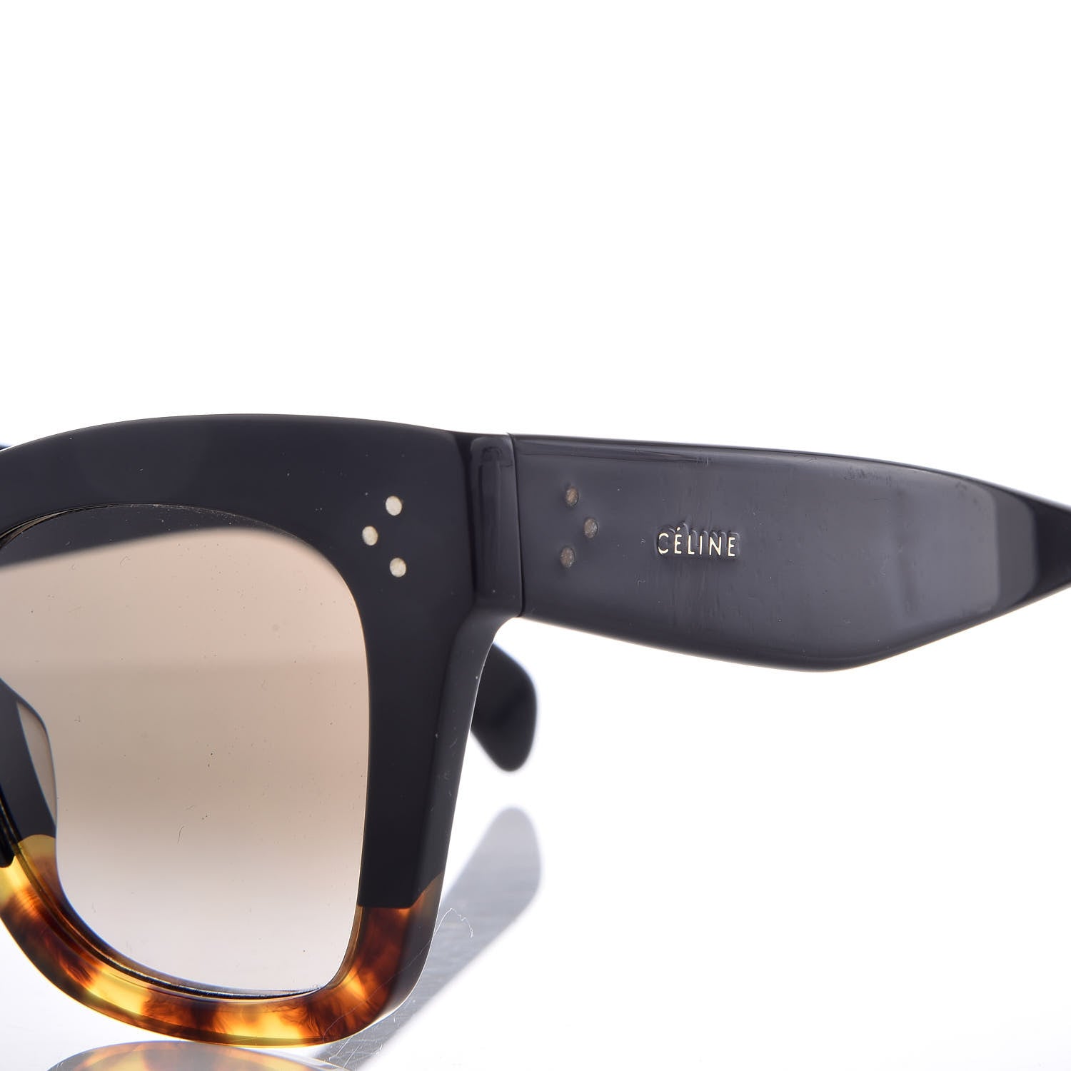 Celine Catherine Sunglasses CL 41098/F/S Black Havana 7 of 7