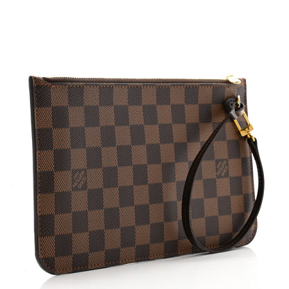 Louis Vuitton Damier Ebene Neverfull MM GM Pochette 3 of 8